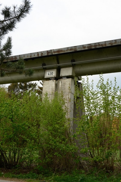 Lost Place Teststrecke beim Transrapid Informationszentrum Dörpen