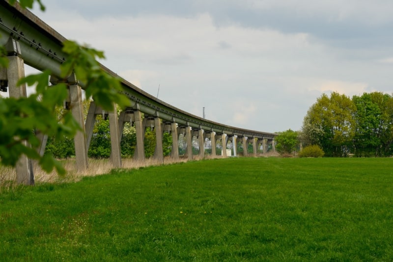 Lost Place Teststrecke beim Transrapid Informationszentrum Dörpen
