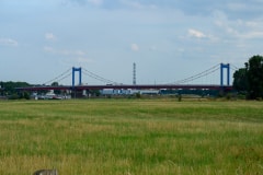Blick vom Lost Place auf die Friedrich-Ebert-Brücke