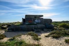 Bunker IJmuiden in den Dünen