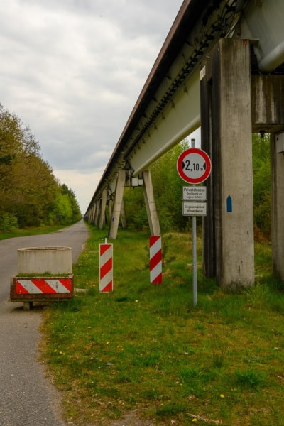 Transrapid Teststrecke beim Besucherzentrum in Lathen