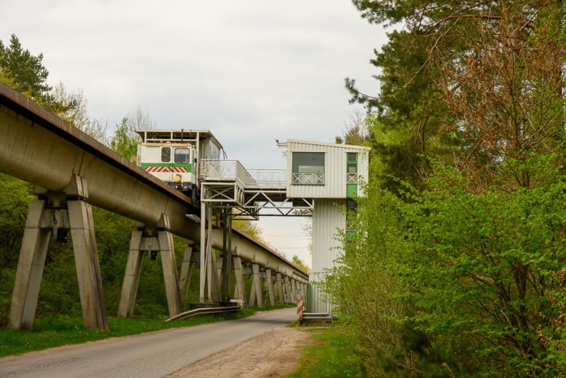 Transrapid Teststrecke beim Besucherzentrum in Lathen