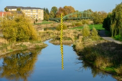 Pegelschlange in Minden