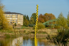 Pegelschlange in Minden