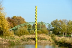 Pegelschlange in Minden