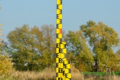Pegelschlange in Minden