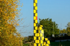 Pegelschlange in Minden