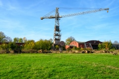 Kran in der Weserwerft in Minden