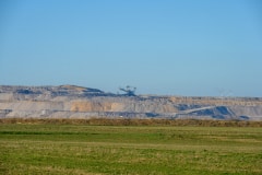 Blick von Morschenich auf den Tagebau