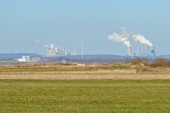 Blick von Morschenich auf den Tagebau