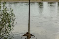 Aalkutter im Rhein bei Neuss
