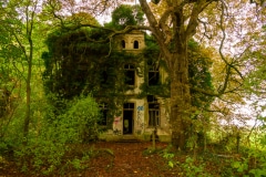 Gebäudefront der Villa Muhr in Rees