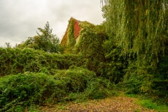 Rückseite der Villa Muhr in Rees