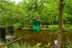 Kabelbahn über den Kanal Ruiten Aa in Ter Apel