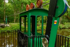 Kabelbahn über den Kanal Ruiten Aa in Ter Apel
