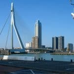 Fotospot Rotterdam Erasmusbrug in Rotterdamn