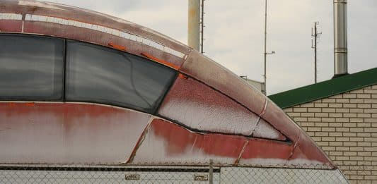 Transrapid im Besucherzentrum in Lathen