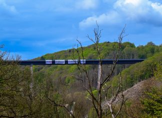 Die Sprengung der Rahmedetalbrücke Rahmedetalbruecke am Tag der Sprengung