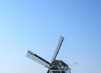 Fotospot Molen De Goliath in Eemshaven De Goliath in Eemshaven